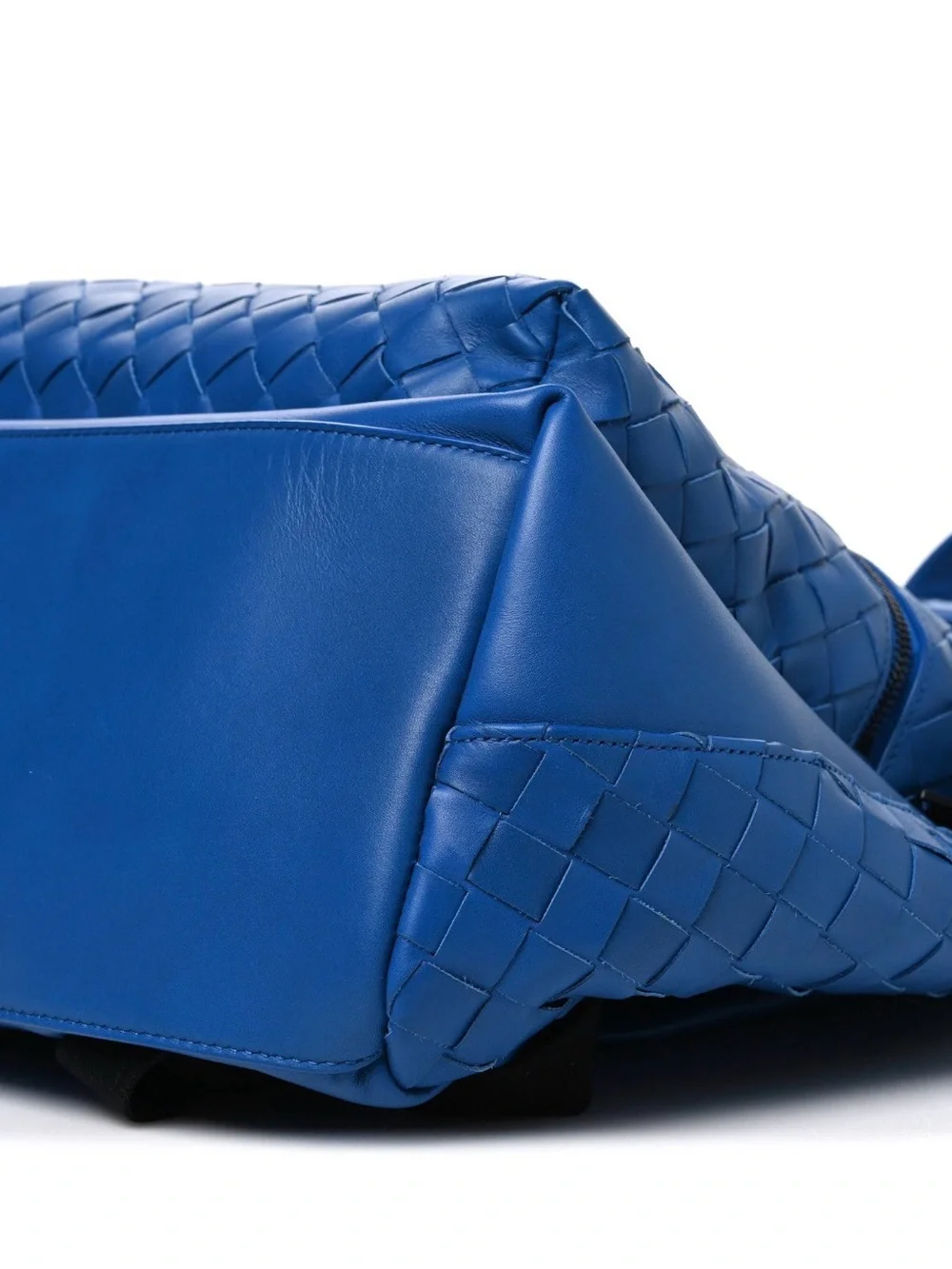 Bottega Veneta Royal Blue Intrecciato Leather Backpack